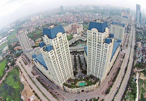 Chung cư cao tầng tại Hà Nội