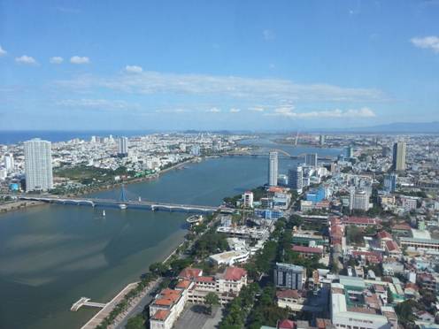 Một góc đô thị Đà Nẵng.