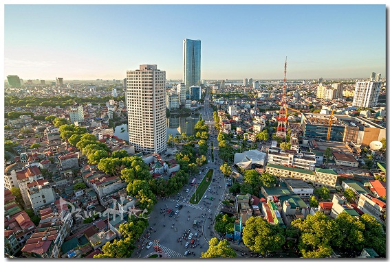Công trình cao tầng, thấp tầng, tổ hợp thương mại văn phòng đa dạng tại trung tâm Hà Nội