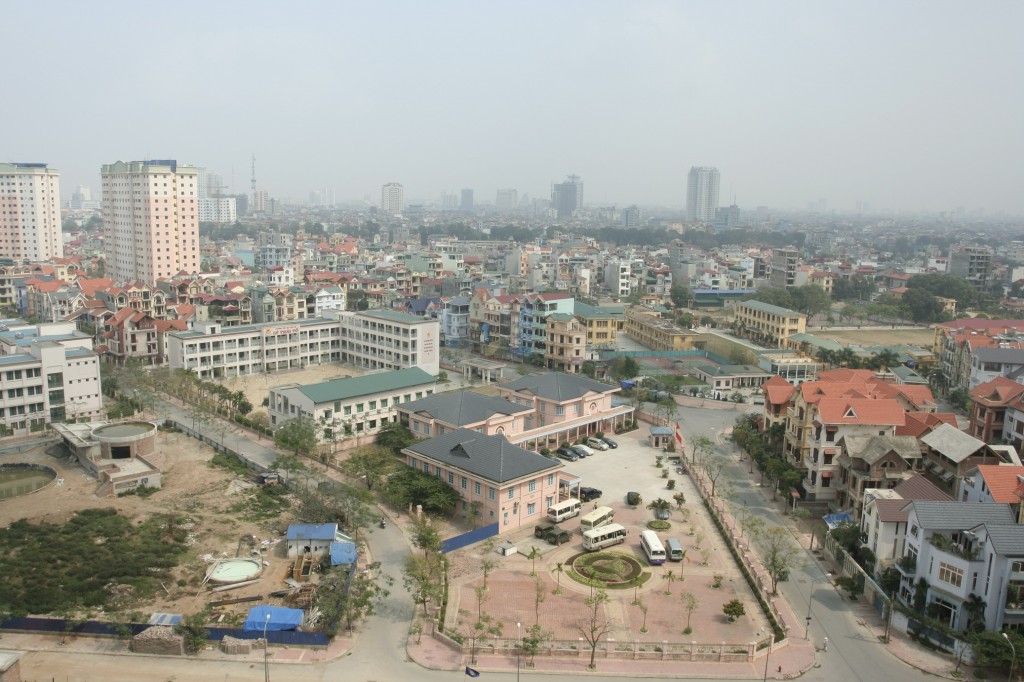 Trường học xây dựng trong khu đô thị mới tp Hà Nội