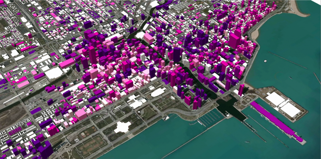 Mô hình quản lý dân số bằng công cụ GIS thành phố Chicago, Hoa Kỳ