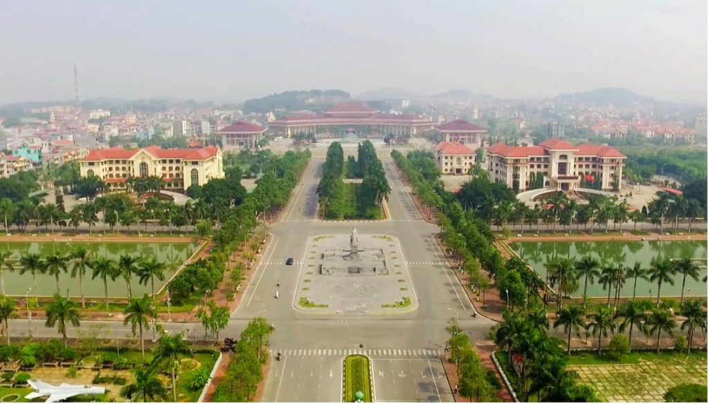 Không gian trung tâm hành chính thành phố Bắc Ninh