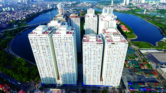 Xen cấy chung cư cao tầng HH với 12 khối nhà cao 40 tầng tại khu ĐTM linh Đàm, Hà Nội   