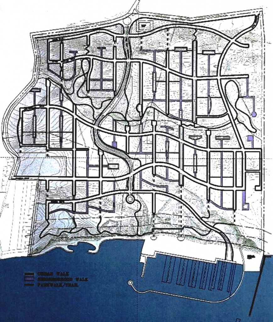 Quy hoạch Khu Đô thị biển Resit Pasa tại Istanbul, Turkey không có nhà cao tầng, chỉ có các nhà thấp tầng phối hợp với mạng đường giao thông Đông Tây theo sườn đồi và các tuyến đường Bắc Nam có tầm nhìn thoáng ra biển.
