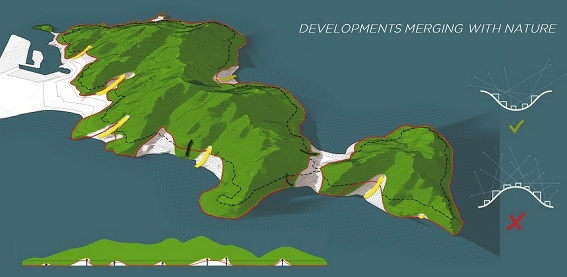 Bản đồ quy hoạch ranh giới khi vực phát triển và bảo tồn Đồ án QH 1/2000 bán đảo Sơn Trà, TP Đà Nẵng