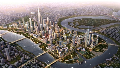 Quy hoạch cải tạo phát triển đô thị khu trung tâm thương mại CBD Tp Thiên Tân (Trung Quốc)