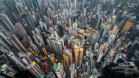 Một góc đô thị Hong Kong (Trung Quốc)