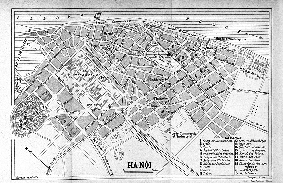 Quy hoạch khu trung tâm Hà Nội năm 1925 do Kts Ernest Hebra thực hiện