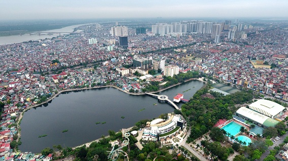 Quy hoạch cụm công trình cao tầng giữa các khu nhà thấp tầng khu vực quận Hoàng Mai, tp Hà Nội