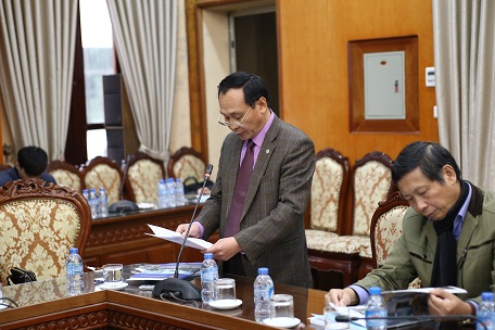 Ông Phạm Văn Châm – Chủ tịch Huyện Đông Anh phát biểu tại Hội thảo