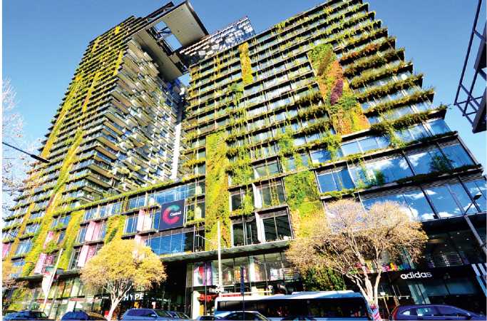 Giải pháp kiến trúc mặt đứng trồng cây xanh giảm thiểu hiện tượng bức xa nhiệt đô thị