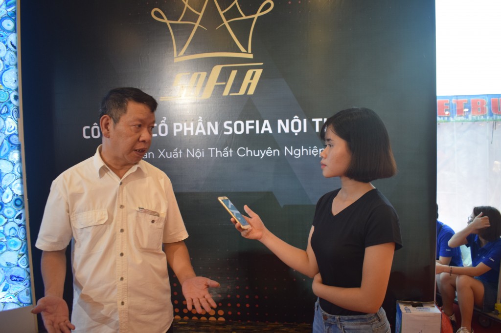 Anh Nguyễn Minh Tuấn – Giám đốc C.ty CP SOFIA NỘI THẤT trả lời phỏng vấn Báo Thời báo Mê Kông