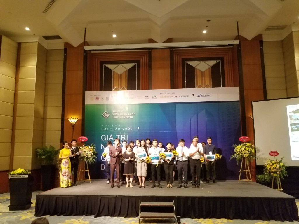 Trao giải thưởng Cuộc thi Kiến trúc xanh Sinh viên Việt Nam