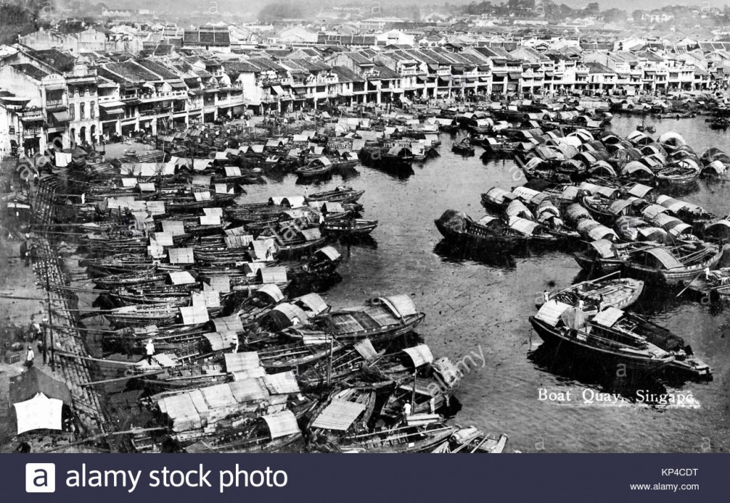 Clark Quay ở Singapore trước khi được quy hoạch phát triển gắn với bảo tồn...
