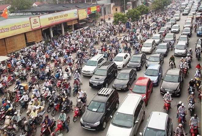 Thành phố Hà Nội được Chính phủ đồng ý để lập đề án thu phí phương tiện vào nội đô