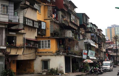 Nhiều chung cư Hà Nội đang trong tình trạng xuống cấp nghiêm trọng