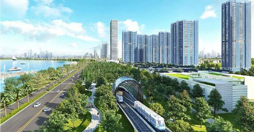 Phối cảnh quy hoạch tuyến metro số 2 (Bến Thành - Tham Lương)