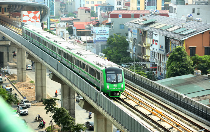 Tuyến đường sắt đô thị Cát Linh - Hà Đông dự kiến hoạt động từ 2019 
