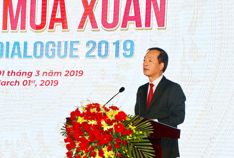 Bộ trưởng Bộ Xây dựng Phạm Hồng Hà phát biểu tại Tọa đàm mùa xuân 2019 của Đà Nẵng