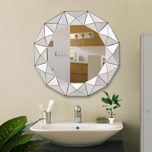 Thay đổi gương có thể biến phòng tắm của bạn từ đơn giản đến sang trọng đầy bất ngờ