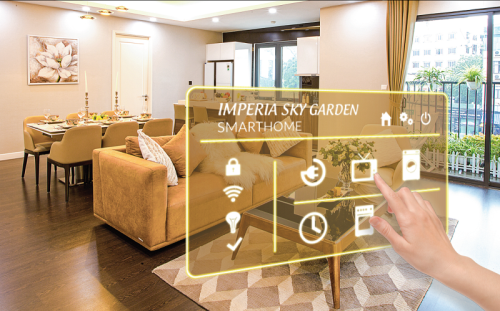 Công nghệ thông minh được ứng dụng trong căn hộ Imperia Sky Garden