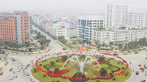 Bắc Ninh với hệ thống hạ tầng đô thị ngày càng hoàn thiện. Ảnh: UBND Bắc Ninh