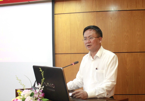 Tổng cục trưởng Lê Thanh Khuyến phát biểu tại Hội nghị