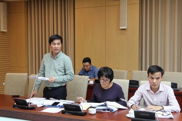 Cục trưởng Cục Phát triển đô thị Nguyễn Tường Văn đã báo cáo Dự thảo quy hoạch hệ thống đô thị và nông thôn quốc gia