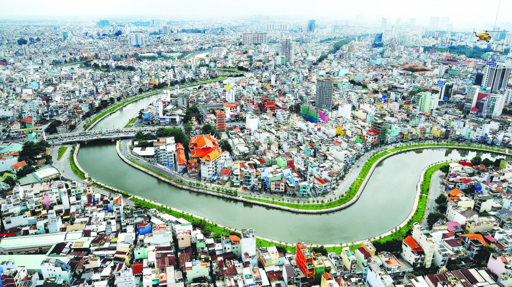 Tăng cường nâng cao chất lượng quản lý cải tạo phát triển đô thị khu vực  không gian hành lang dọc tuyến kênh Nhiêu Lộc - Thị Nghè ( TPHCM)