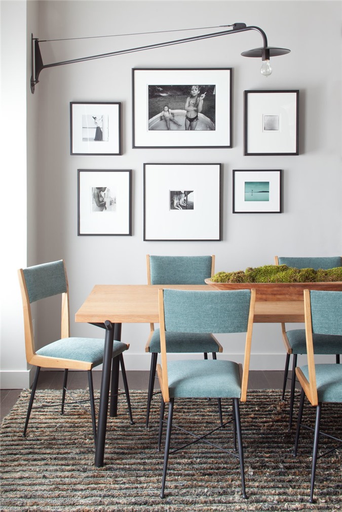 Chậu cây xanh độc đáo đầy ấn tượng cho căn phòng ăn gia đình