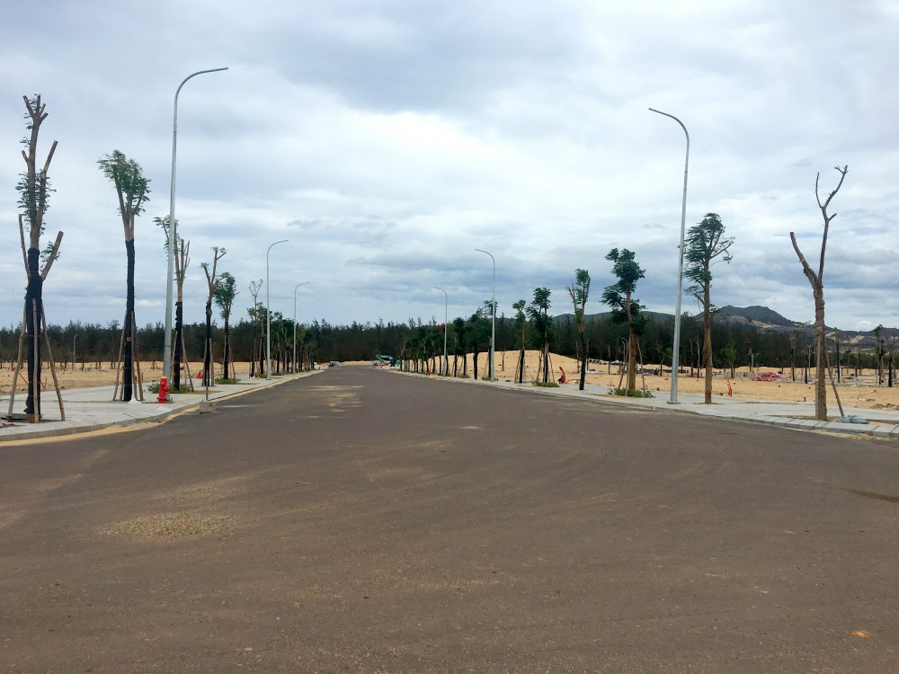 Một góc khu đô thị Nhơn Hội New City (Bình Định) đã hoàn thiện hạ tầng