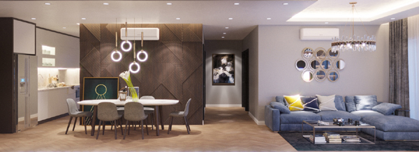 Lotus Long Biêncung cấp những căn hộ trang bị đầy đủ nội thất smarthome 4.0