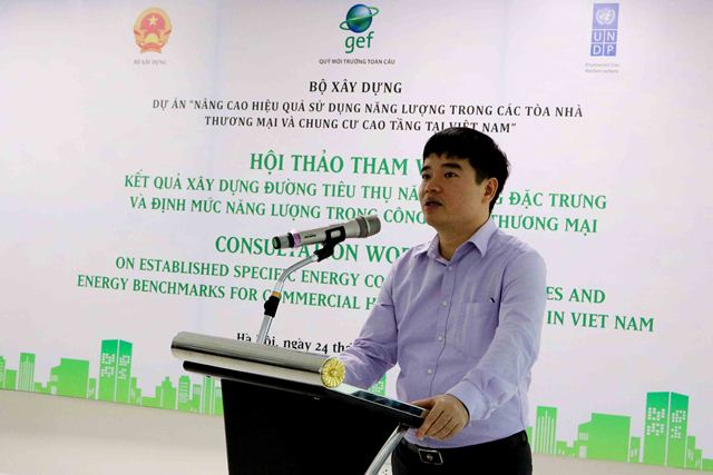 Phó Giám đốc Dự án EECB Nguyễn Công Thịnh phát biểu khai mạc Hội thảo