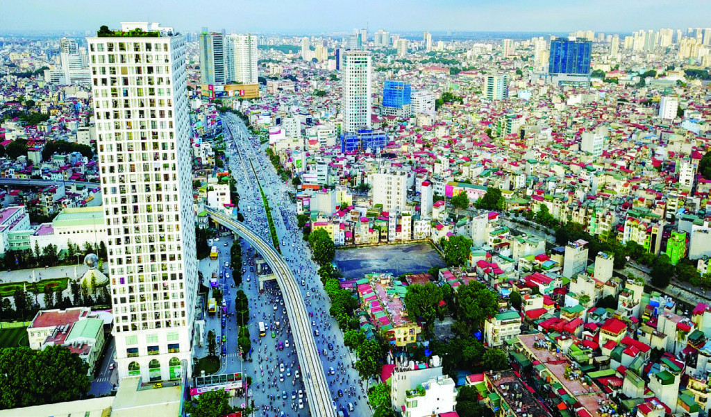 Các công trình cao tầng xen kẽ trong khu vực nội đô lịch sử Hà Nội