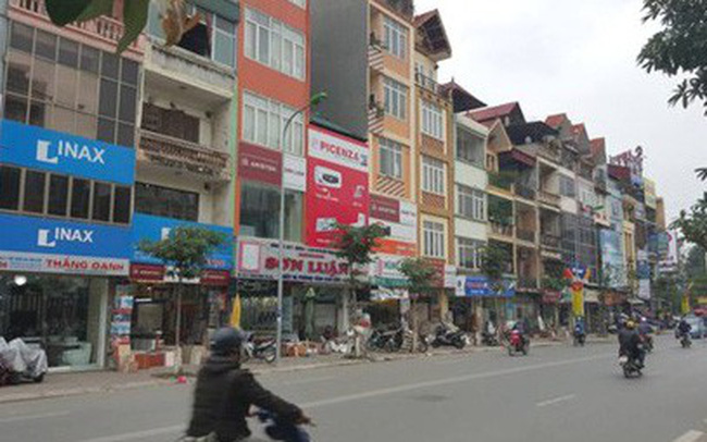 Tại Hà Nội, nhà mặt phố có mức tăng từ 3-5% khiế có quận giá nhà lên tới 330 triệu đồng/m2...