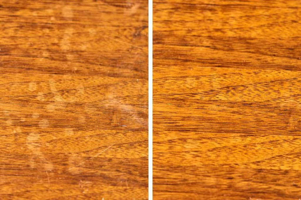 Nhiệt luôn được xem là cách loại bỏ vết bẩn trên chất liệu gỗ hiệu quả nhất