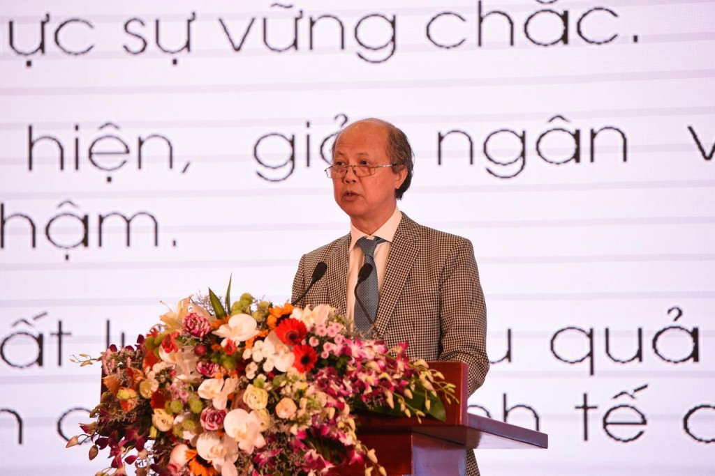 Ông Nguyễn Trần Nam, Chủ tịch Hiệp hội Bất động sản Việt Nam phát biểu tại Diễn đàn