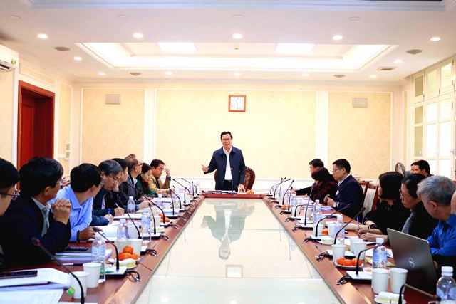 Thứ trưởng Nguyễn Đình Toàn chủ trì cuộc họp