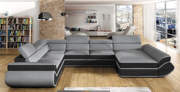 Với lưng tựa có thể điều chỉnh và hình dáng chữ U ấm cúng, chiếc ghế sofa lớn này rất phù hợp cho những đêm xem phim cùng gia đình hay những lúc đón tiếp khách vào dịp Tết