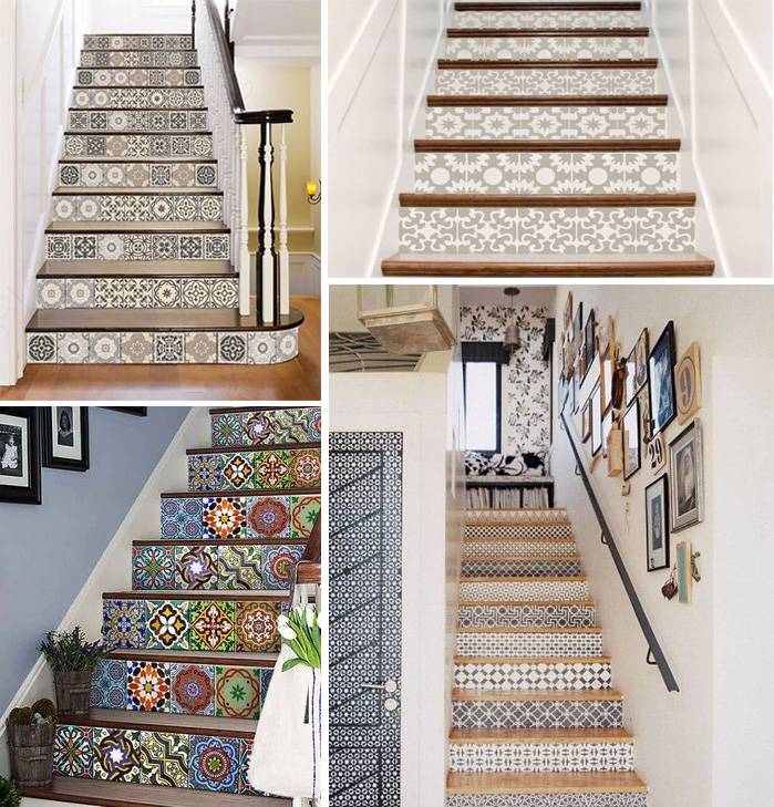 Những loại gạch ốp họa tiết ở cầu thang có thể biến ngôi nhà của bạn trở nên đẹp và ấn tượng hơn bội phần