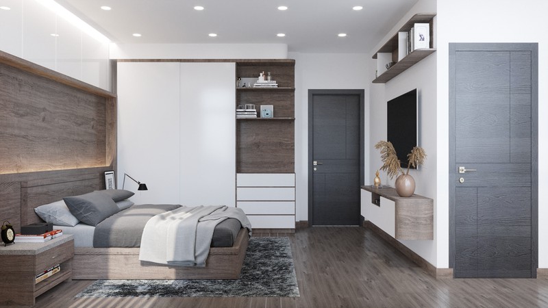 Gia chủ sử dụng tông màu trắng kết hợp với nội thất hiện đại nổi bật cho từng không gian sống.