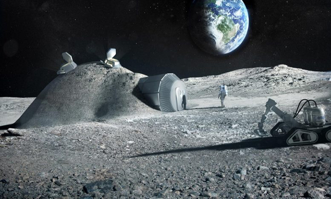 Căn cứ trên Mặt Trăng là bước đệm để chinh phục không gian sâu trong tương lai.