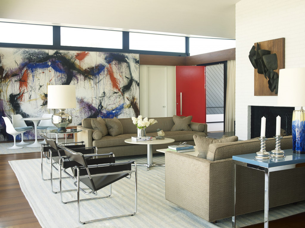 Những căn phòng khách đương đại thường đem đến cảm giác rất giàu tính nghệ thuật