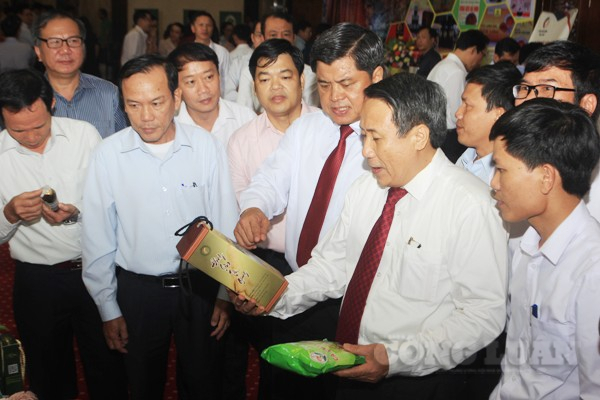 Tại Hội nghị NTM tỉnh Quảng Trị đã giới thiệu sản phẩm OCOP hạng 3 sao, 4 sao
