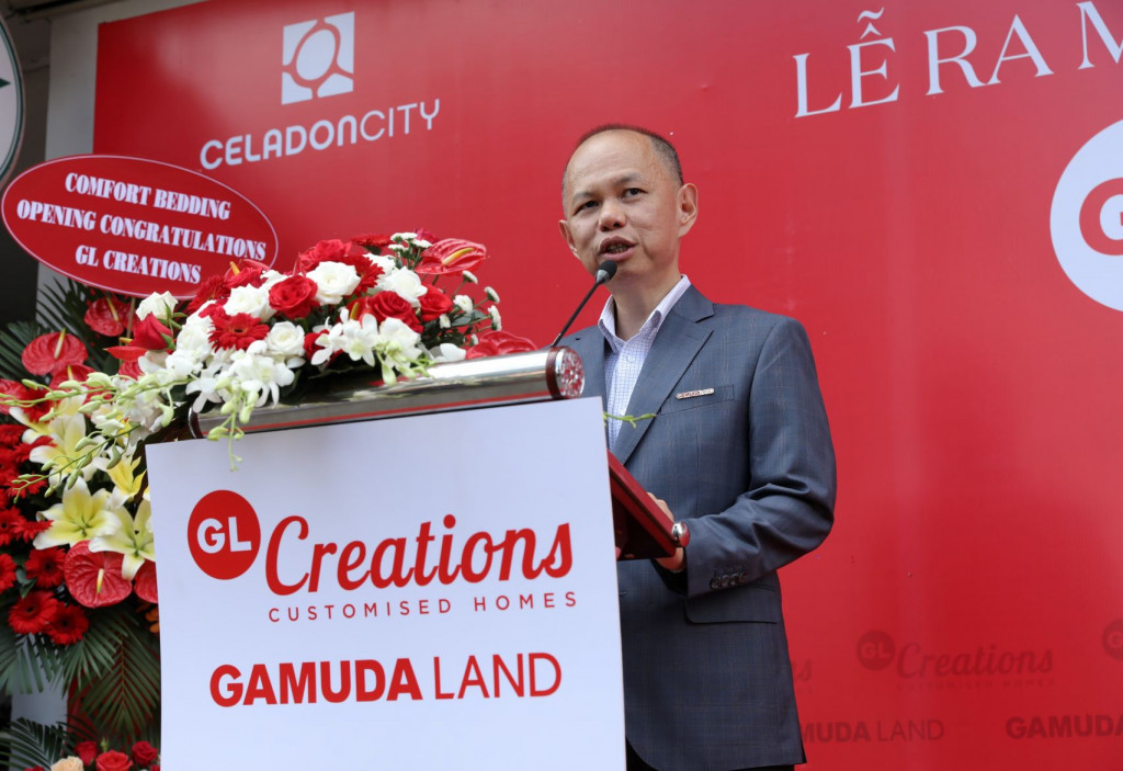 Ông Dennis Ng Teck Yow - TGĐ Gamuda Land (HCMC) phát biểu tại lễ ra mắt