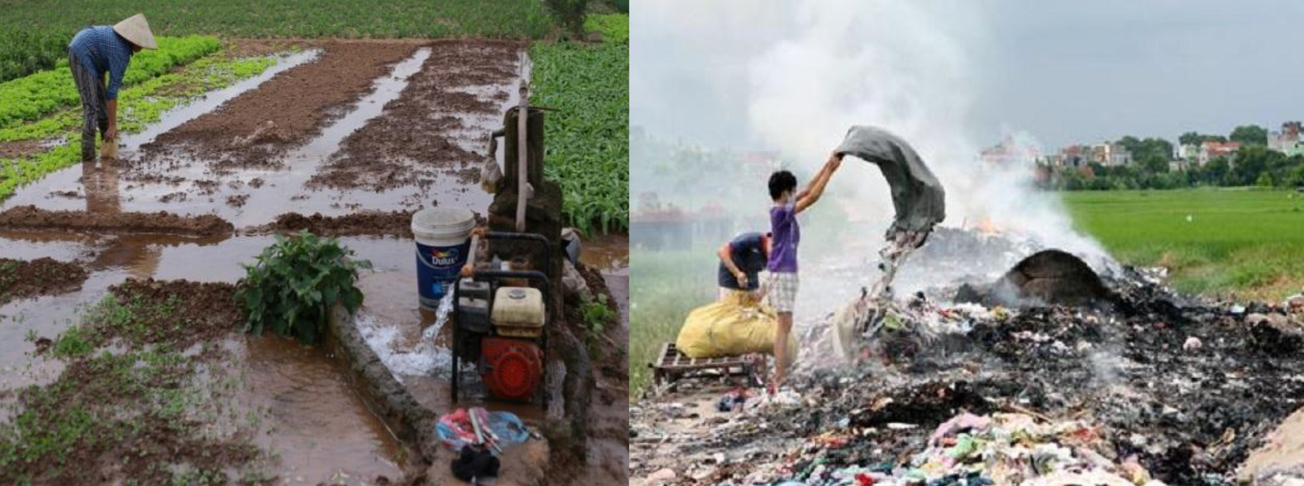 Nông thôn Việt Nam đối với môi trường đo lường, khô hạn, suy vi tài nguyên đất và nước