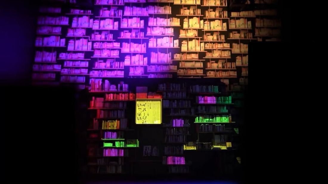 Bookshelf theater