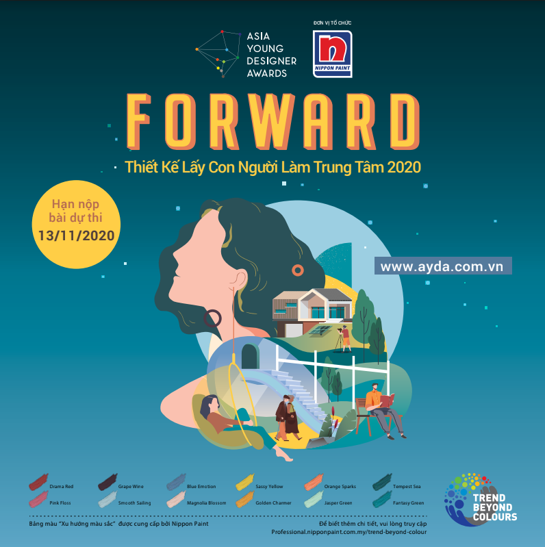 Chủ đề AYDA 2020 “FORWARD – Thiết kế lấy con người làm trung tâm”