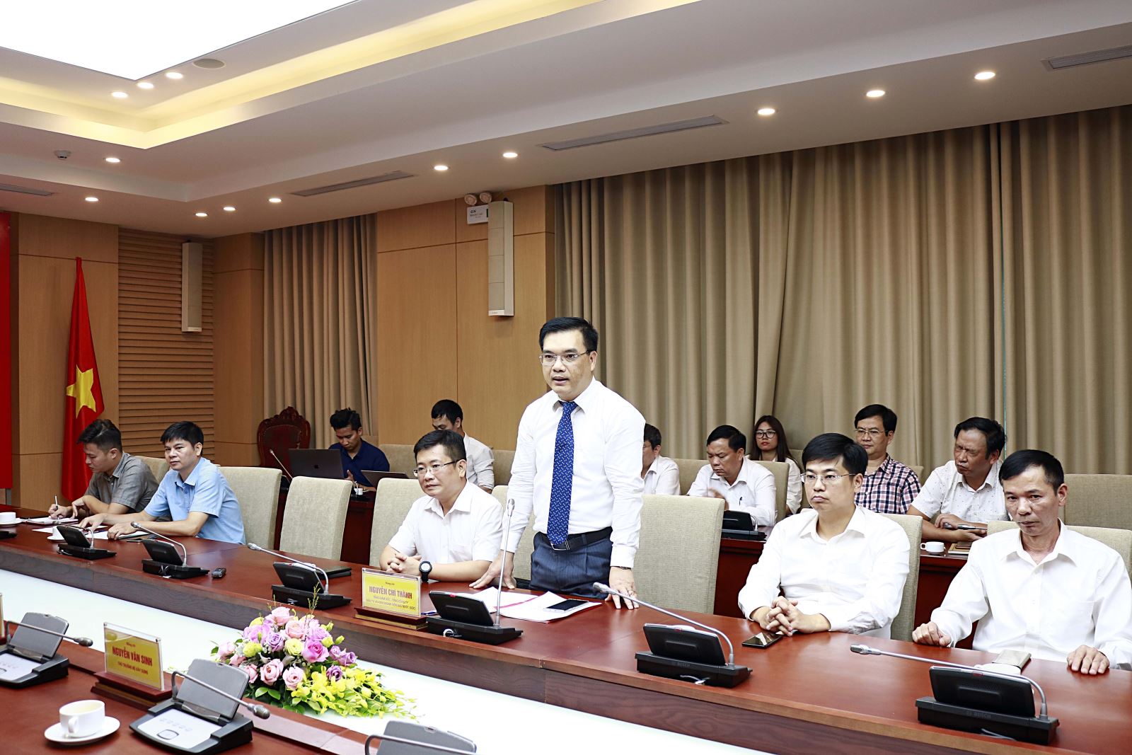 Tổng Giám đốc Tổng Công ty SCIC Nguyễn Chí Thành phát biểu tại buổi lễ