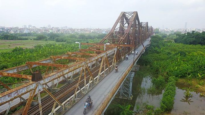 Cầu Long Biên. Ảnh: Phạm Hùng